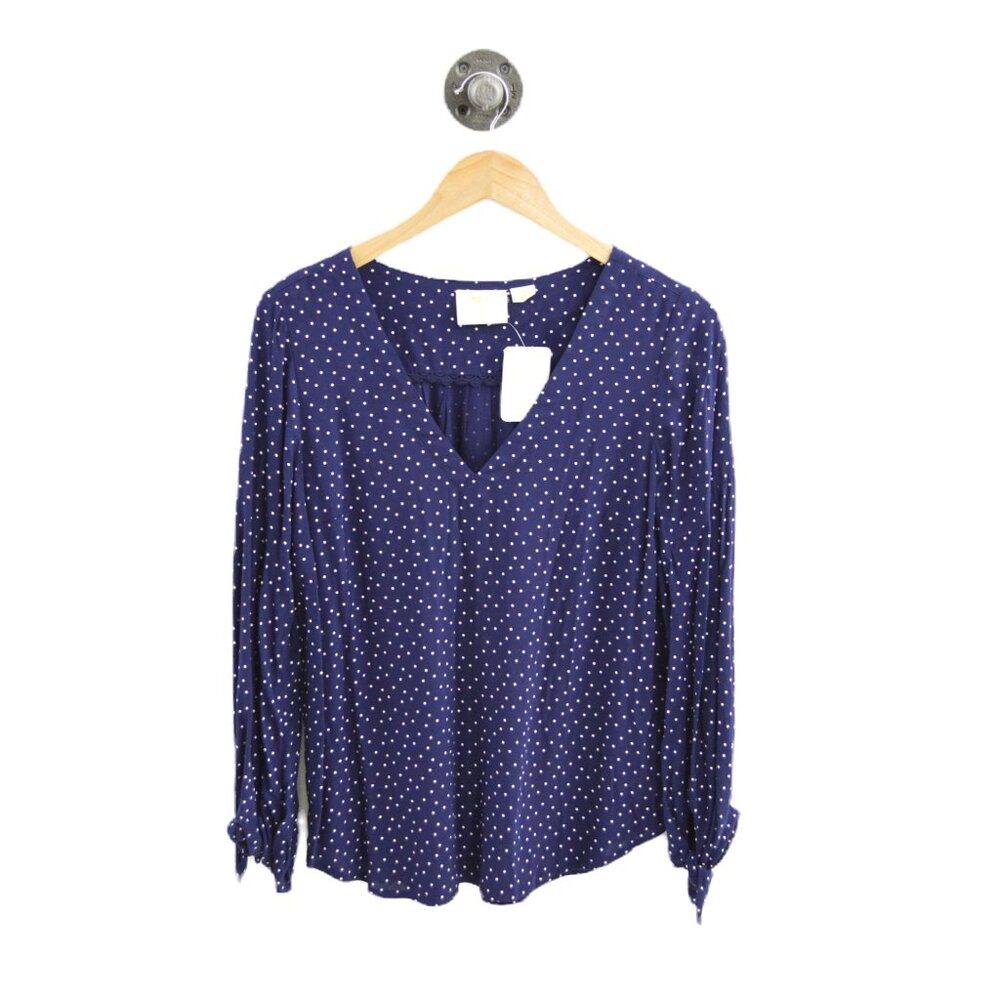 Maeve Polka Dot Printed Blouse #196-132